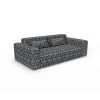 Sofa ishbiliya navy gaston y daniela telas floral geometrico tapizado decoracion casa