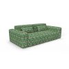 Sofa ishbiliya verde hoja gaston y daniela telas floral geometrico tapizado decoracion casa