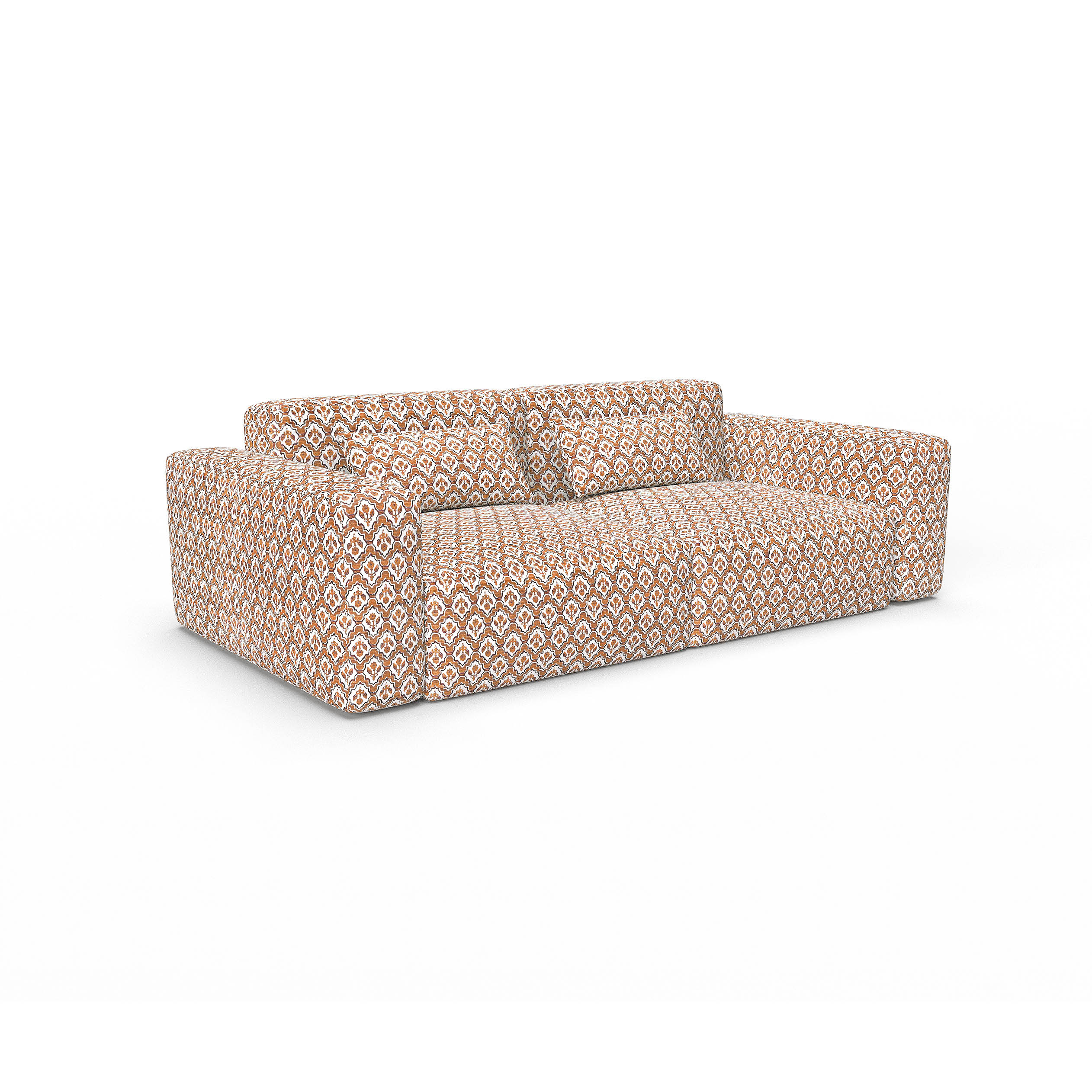 Sofa legio teja gaston y daniela telas floral geometrico tapizado decoracion casa