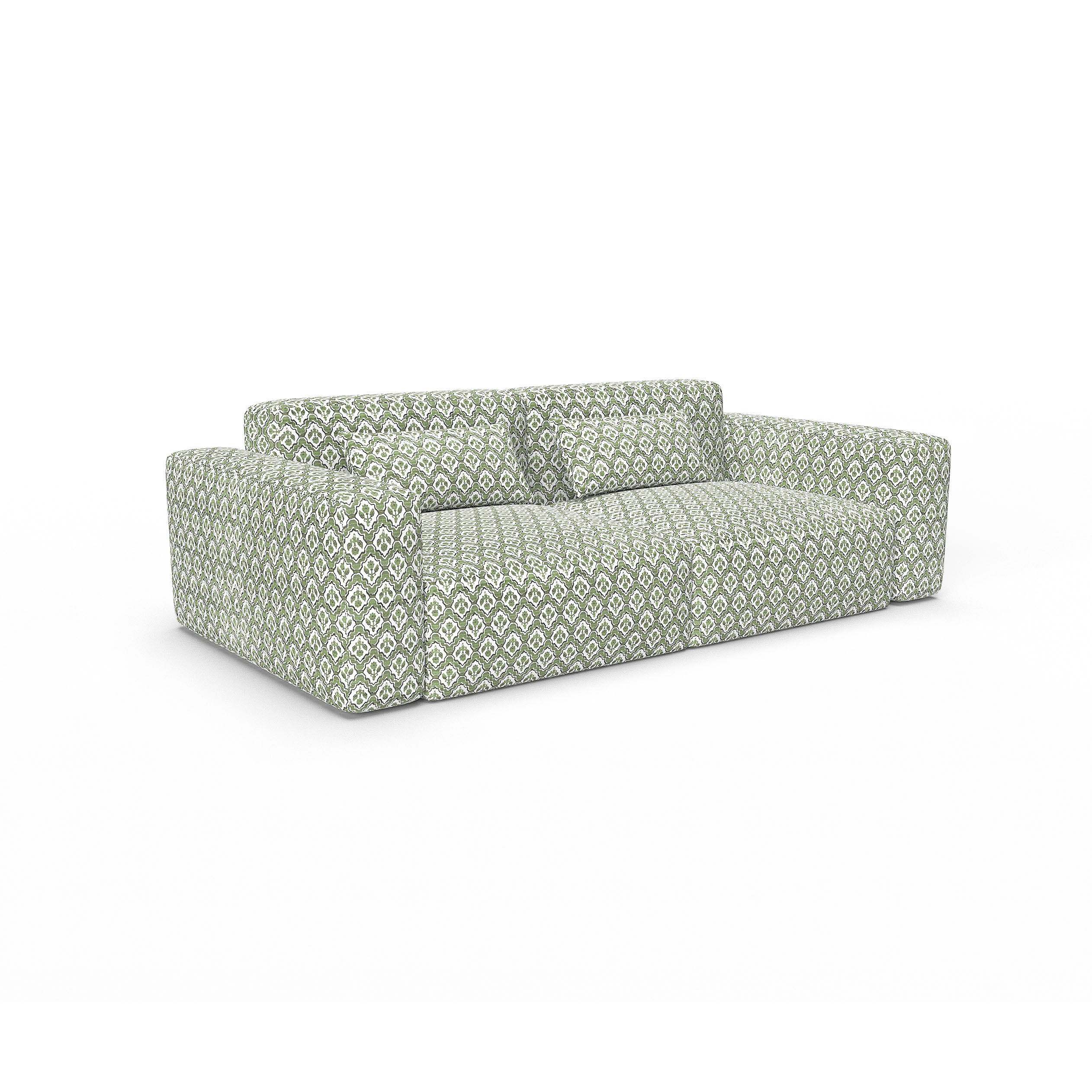 Sofa legio verde gaston y daniela telas floral geometrico tapizado decoracion casa