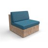 Sofa tapizado gaston y daniela tela sahil azul ultramar decoracion diseño rayas outdoor casa