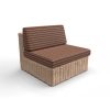 Sofa tapizado gaston y daniela tela sahil cobre decoracion diseño rayas outdoor casa