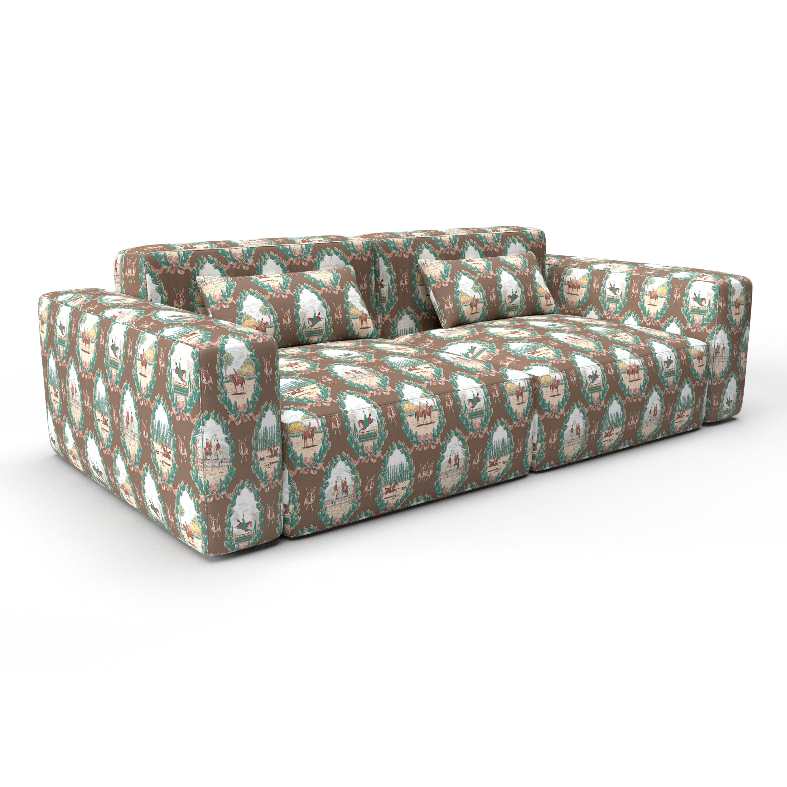 Sofa salamantica topo gaston y daniela telas figuras tapizado decoracion casa