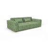 Sofa semurah verde gaston y daniela telas terciopelo floral tapizado decoracion casa
