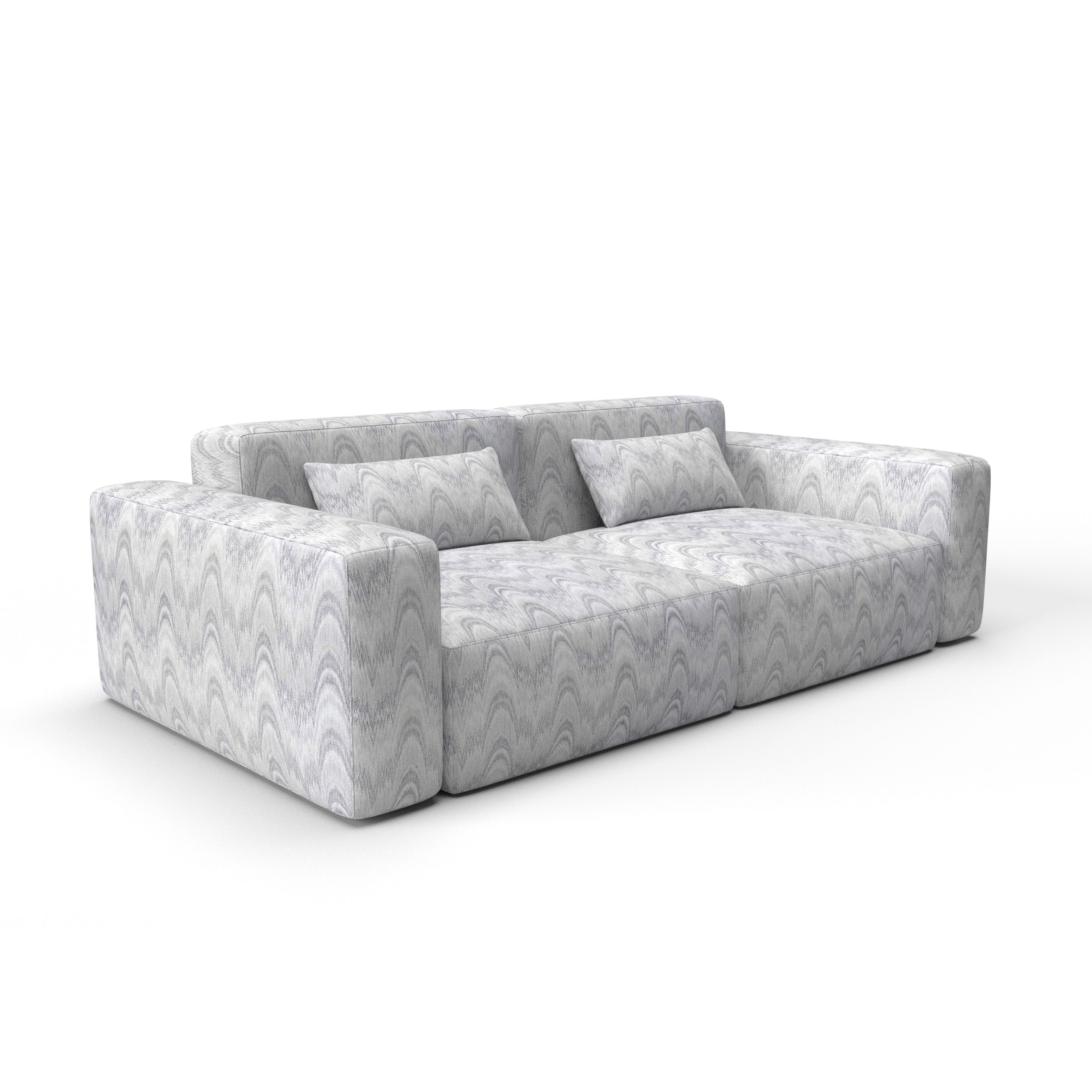 Sofa tapizado gaston y daniela tela spencer tracy natural decoracion diseño ikat lorenzo castillo casa