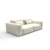 Sofa tapizado gaston y daniela tela tatil amarillo decoracion diseño cuadros outdoor casa