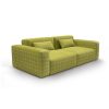 Sofa tapizado gaston y daniela tela tatil verde lima decoracion diseño cuadros outdoor casa