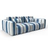 Sofa teodosio azul gaston y daniela telas rayas tapizado decoracion casa