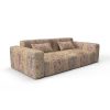 Sofa tapizado gaston y daniela tela tesorero amarillo decoracion diseño paisley lorenzo castillo casa