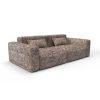 Sofa tapizado gaston y daniela tela tesorero marron decoracion diseño paisley lorenzo castillo casa