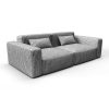 Sofa trajano negro gaston y daniela telas cuadros tapizado decoracion casa