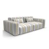 Sofa tapizado gaston y daniela tela troya amarillo decoracion diseño etnico casa