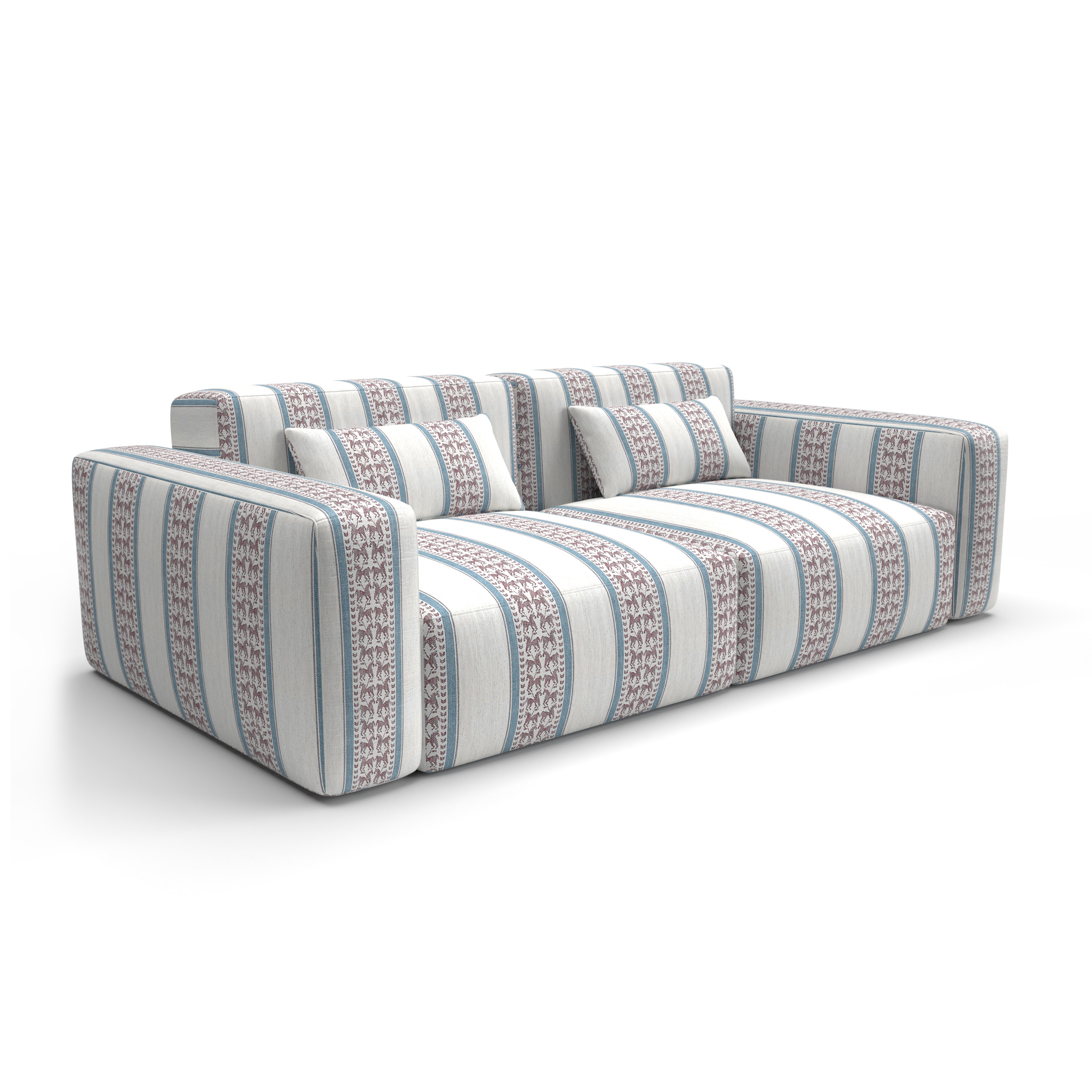 Sofa tapizado gaston y daniela tela troya burdeos decoracion diseño etnico casa