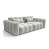 Sofa tapizado gaston y daniela tela troya verde decoracion diseño etnico casa