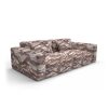 Sofa tapizado gaston y daniela tela viñamala marron decoracion diseño montañas abstracto lorenzo castillo casa