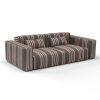 Sofa albuquerque tabaco gaston y daniela telas rayas etnico tapizado decoracion casa