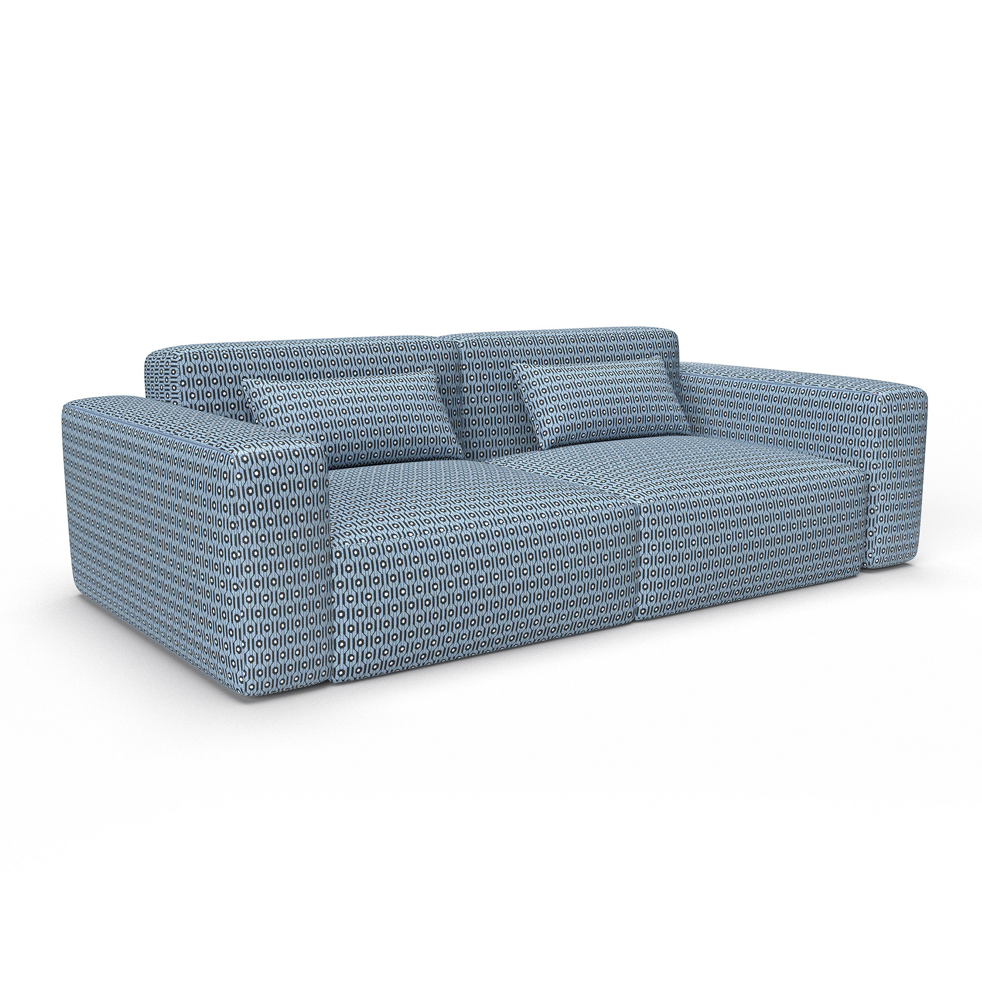 Sofa almirante azul gaston y daniela telas geometrico tapizado decoracion casa