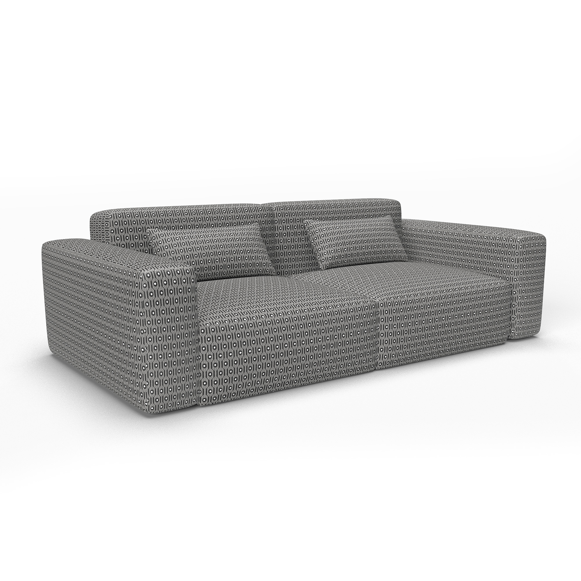 Sofa almirante topo gaston y daniela telas geometrico tapizado decoracion casa