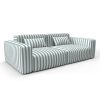 Sofa almudaina azul claro gaston y daniela telas rayas tapizado decoracion casa
