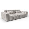 Sofa almudaina beige gaston y daniela telas rayas tapizado decoracion casa