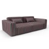 Sofa almudaina burdeos azul gaston y daniela telas rayas tapizado decoracion casa