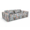 Sofa aragon azul gaston y daniela telas abstracto tapizado decoracion casa
