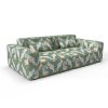 Sofa aranchina azul gaston y daniela lorenzo castillo telas floral botanico tapizado decoracion casa