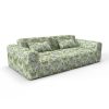 Sofa aranchina verde gaston y daniela lorenzo castillo telas floral botanico tapizado decoracion casa
