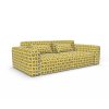 Sofa aymara amarillo gaston y daniela telas geometrico tapizado decoracion casa