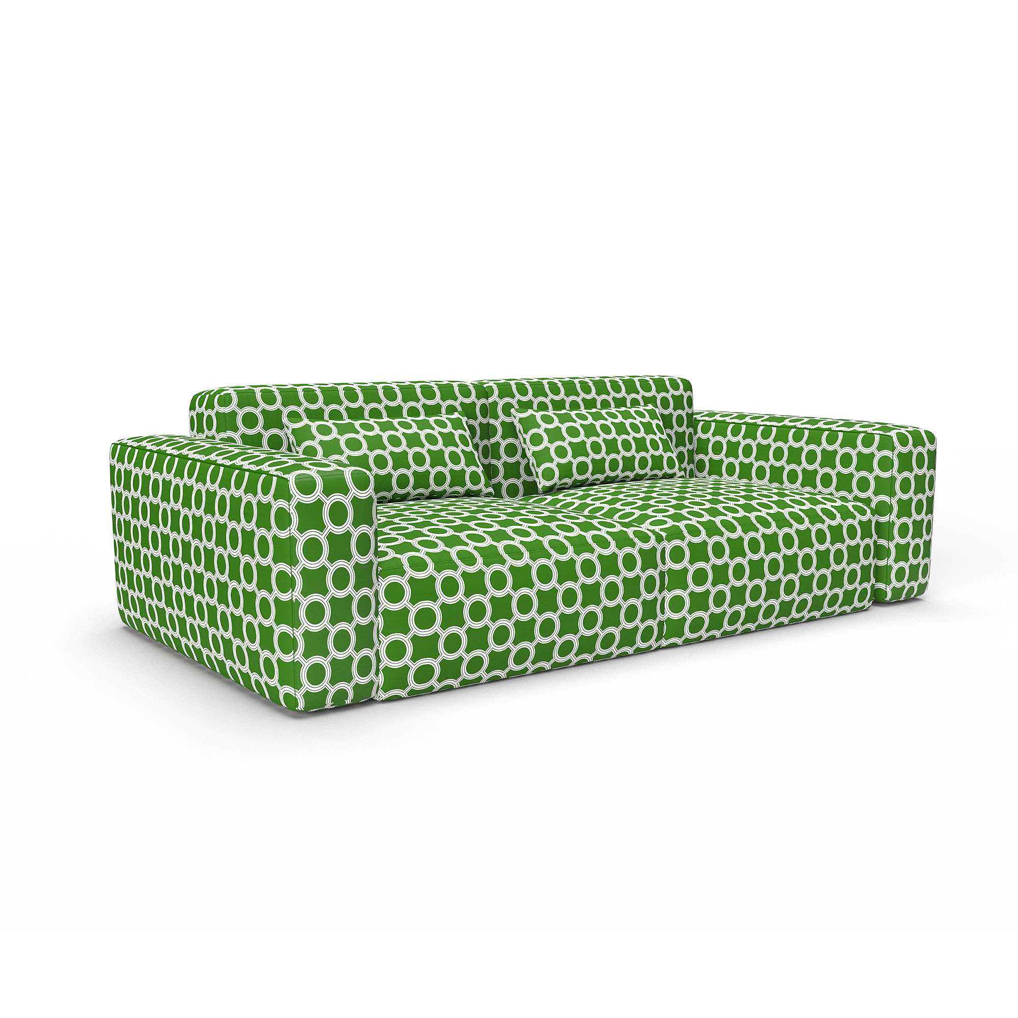 Sofa aymara verde gaston y daniela telas geometrico tapizado decoracion casa