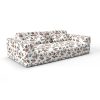Sofa brigitta rojo gaston y daniela lorenzo castillo telas floral tapizado decoracion casa