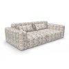 Sofa buena esperanza marron gaston y daniela telas geometrico tapizado decoracion casa