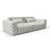 Sofa cala marsal azul marron verde gaston y daniela telas geometrico tapizado decoracion casa
