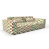 Sofa cala marsal verde burdeos gaston y daniela telas geometrico tapizado decoracion casa