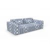 Sofa cala murada azul oscuro gaston y daniela telas ikat etnico tapizado decoracion casa