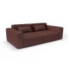Sofa caleb rojo gaston y daniela lorenzo castillo telas geometrico tapizado decoracion casa