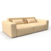 Sofa calobra amarillo gaston y daniela telas rayas tapizado decoracion casa
