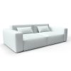 Sofa calobra azul claro gaston y daniela telas rayas tapizado decoracion casa