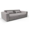 Sofa calobra chocolate gaston y daniela telas rayas tapizado decoracion casa