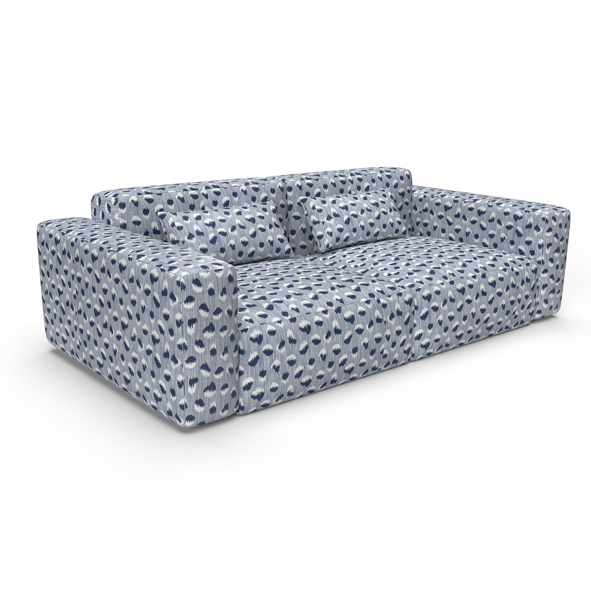 Sofa castilla azul gaston y daniela telas animal print tapizado decoracion casa