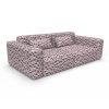 Sofa castilla berenjena gaston y daniela telas animal print tapizado decoracion casa