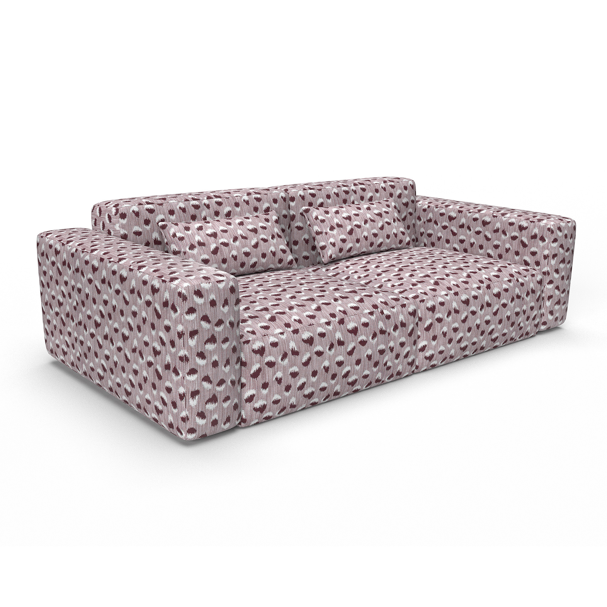 Sofa castilla berenjena gaston y daniela telas animal print tapizado decoracion casa