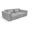 Sofa castilla negro gaston y daniela telas animal print tapizado decoracion casa