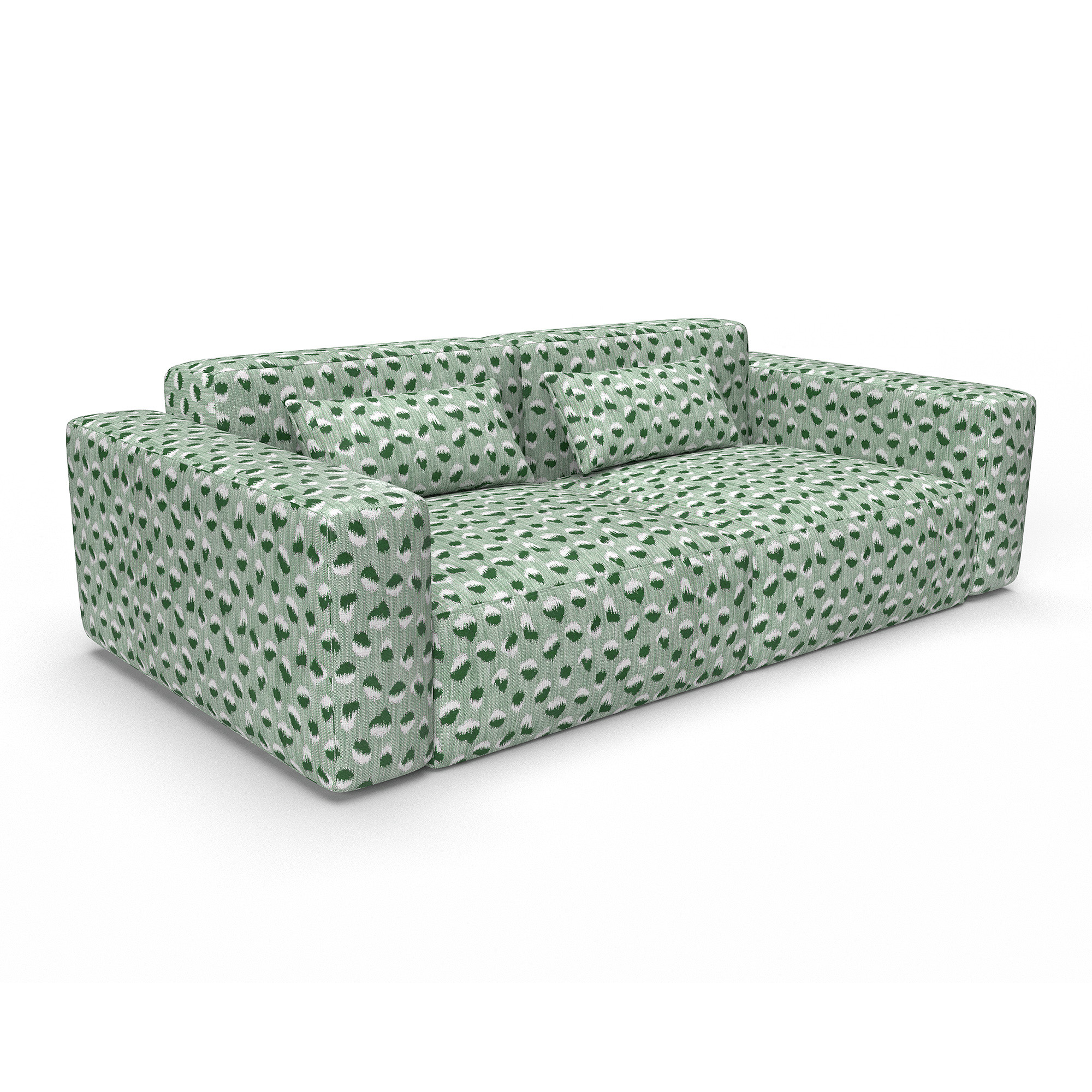 Sofa castilla verde gaston y daniela telas animal print tapizado decoracion casa
