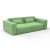 Sofa cooper verde gaston y daniela lorezno castillo telas geometrico tapizado decoracion casa