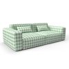 Sofa deia verde gaston y daniela telas cuadros tapizado decoracion casa