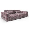 Sofa drach burdeos azul gaston y daniela telas cuadros tapizado decoracion casa