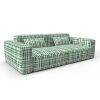 Sofa drach verde gaston y daniela telas cuadros tapizado decoracion casa