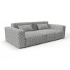 Sofa ephraim gris gaston y daniela lorenzo castillo telas geometrico tapizado decoracion casa