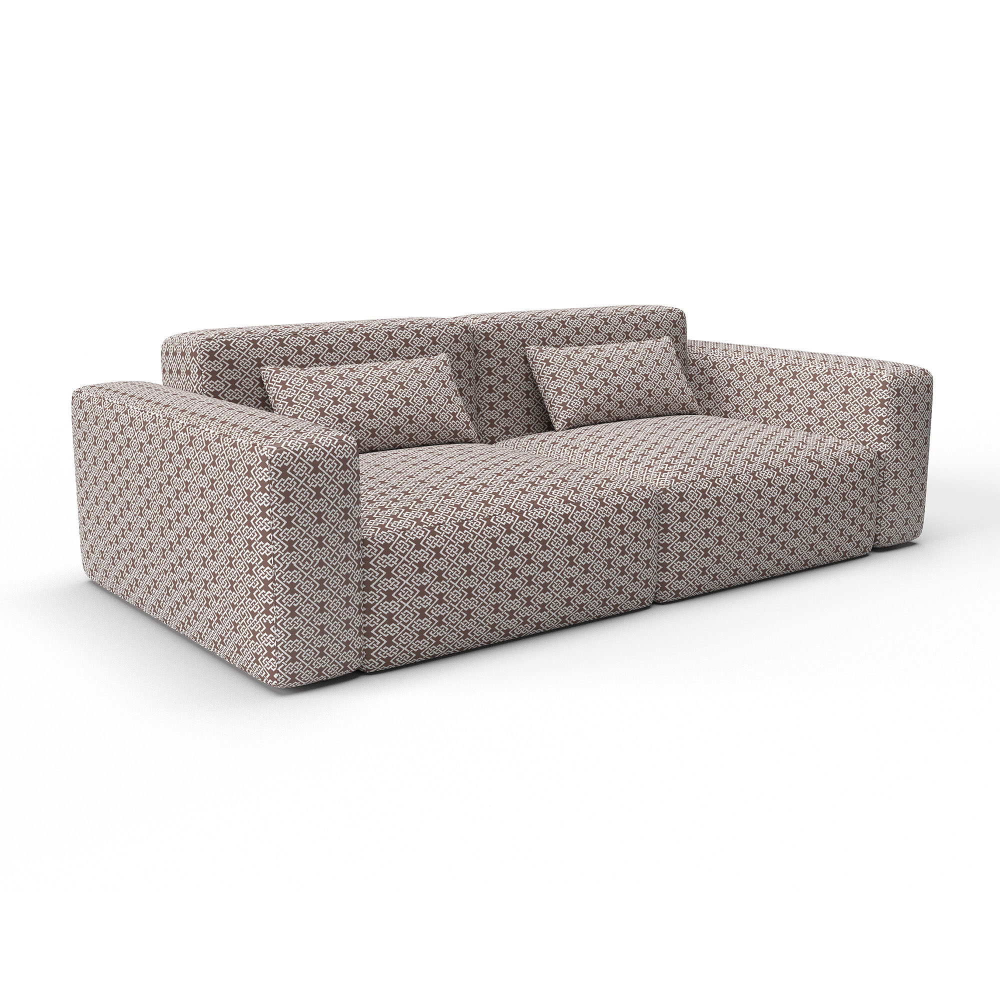Sofa ephraim topo gaston y daniela lorenzo castillo telas geometrico tapizado decoracion casa